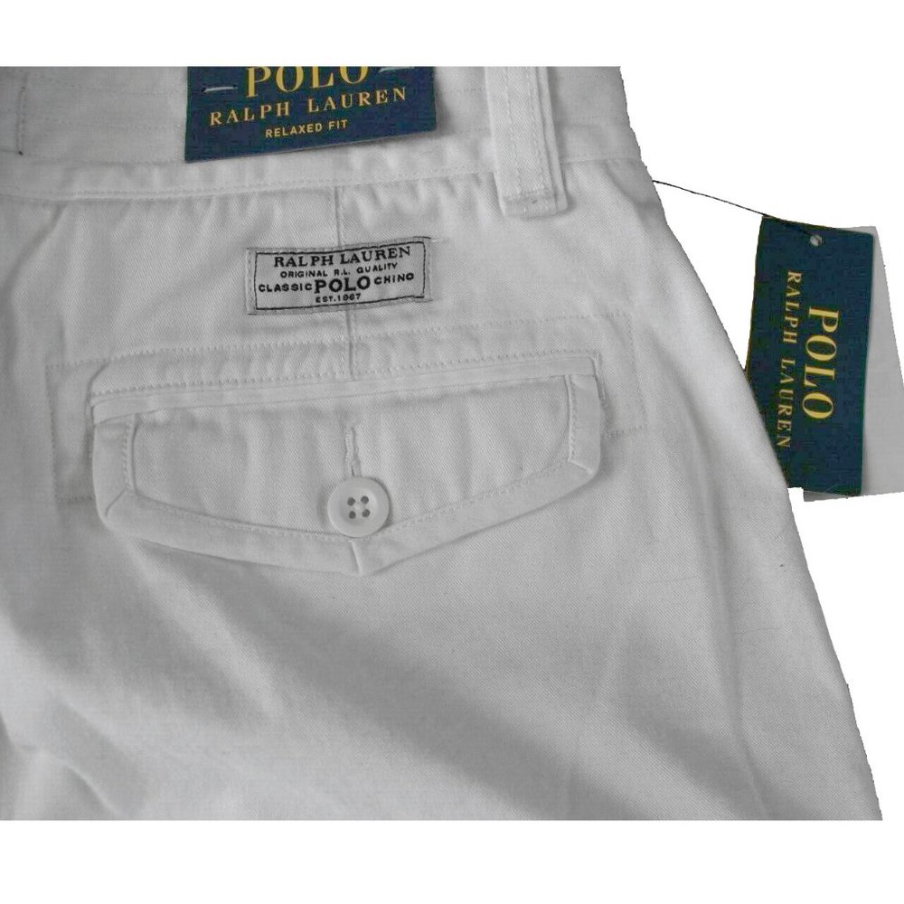 NEW Ralph Lauren Gellar Fatigue Cargo Shorts!  White  Sizes 32 34 36 38 40 42 - Picture 3 of 3